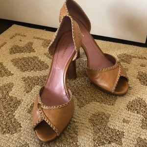 BCBG MAXAZRIA Cognac Heels